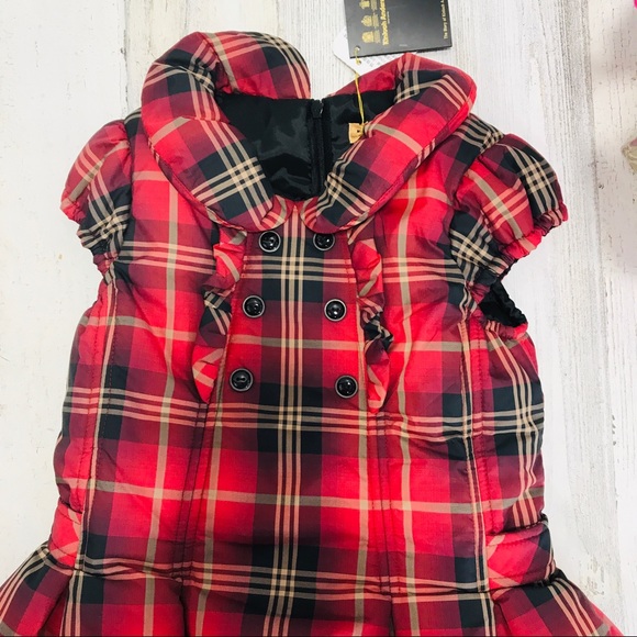 Kinloch Anderson Scotland Plaid Vest Coat Dress - Picture 3 of 8